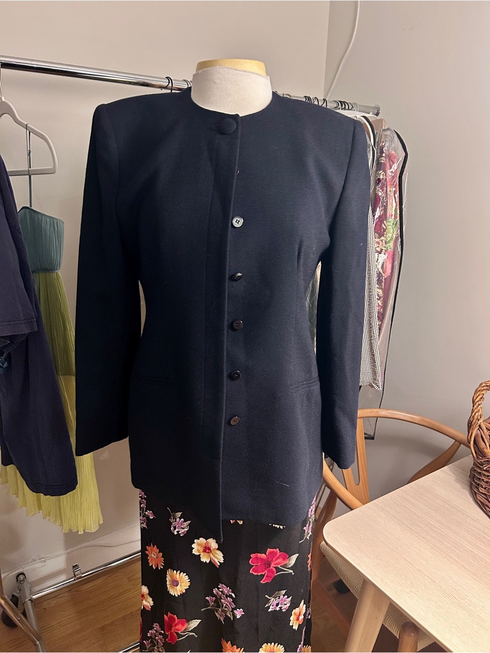 Vintage Jones New York Navy Blazer